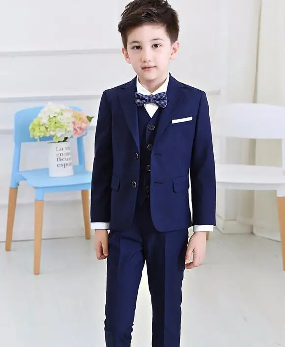 Boys suits for weddings Kids Prom Suits Black Wedding Suits for Boys tuexdo Children Clothing Set Boy Formal boys blazers kids