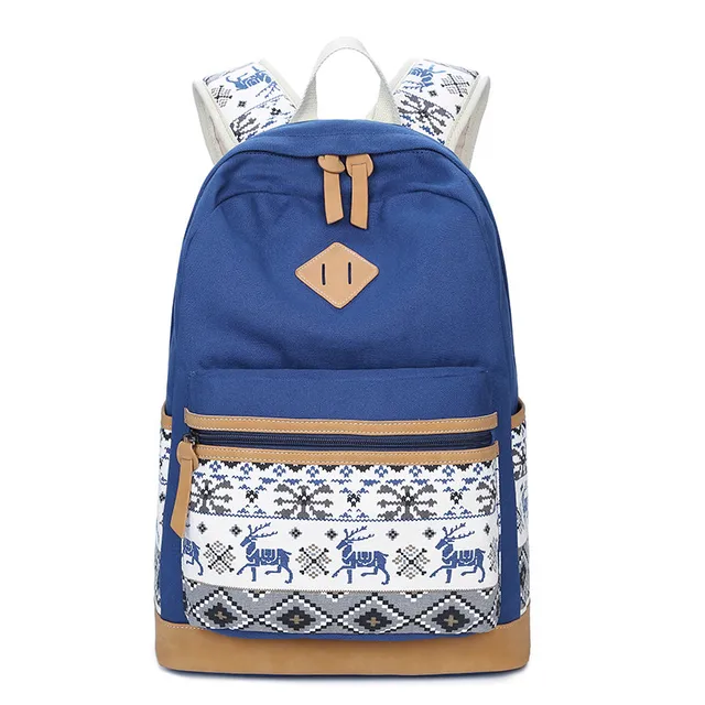 M038 Women Backpack For School Agers S Vintage Stylish M038 Women Backpack For School Agers S Vintage Stylish Bag Las Canvas Female Back