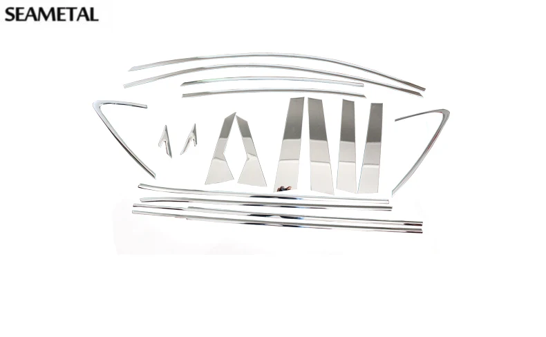 

For Ford Focus 2 MK2 Sedan Hatchback 2005 2006 2007 2008 2009 2010 2011 2012 Car Window Molding Trim External Sequins Auto Cover