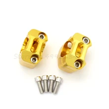 Универсальные мотоциклетные алюминиевые винтовые отверстия для крана 28 мм 1-1/8 дюймов руль стояки руль с широкими ручками Крепление зажим код давления