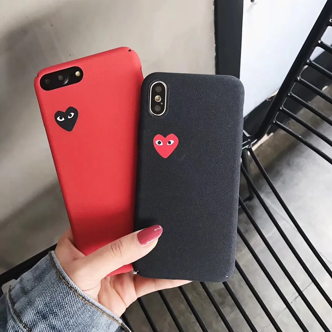 

For Redmi 4X Note 5 Pro Simple Korean Style Small Lovely Eyes Couple's Application Scrub All-Inclusive Hard