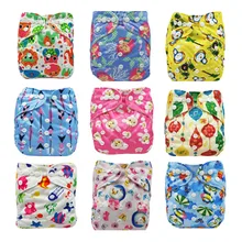 Летнее Детское нижнее белье новая детская ткань пеленки моющиеся дышащие нижнее белье подгузник шорты от 0 до 3 лет мультфильм wl elephant 18M01