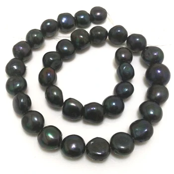 

16 inches AA+ 12-15mm Black Natural Baroque Pearl Loose Strand