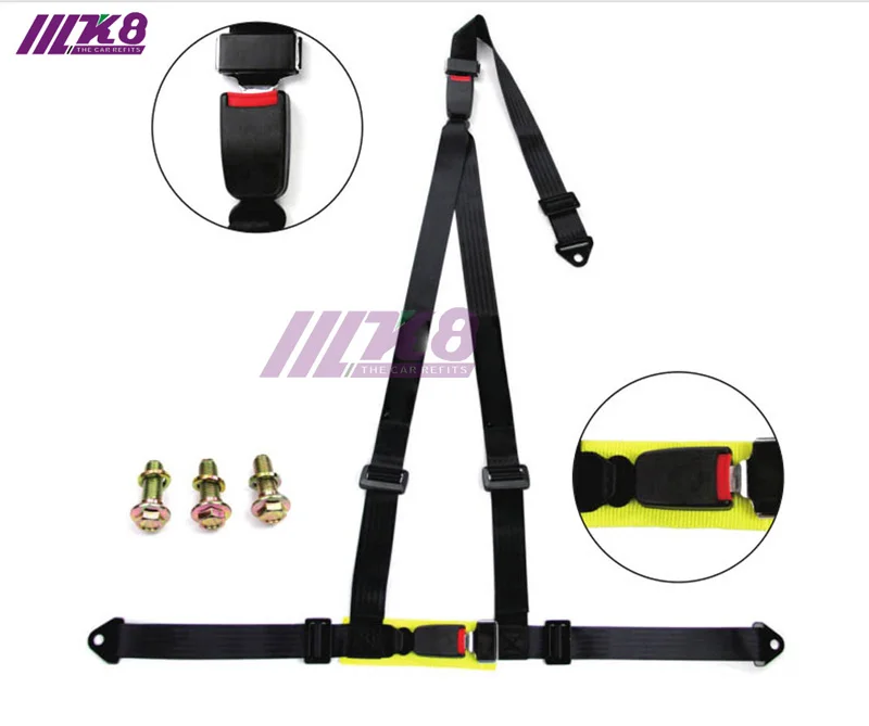

K8-3001 2inch 3 point Buckle Car Auto Racing Sport Seat Belt Safety Racing Harness