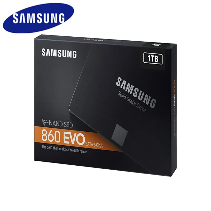 Samsung Ssd Hdd 500 Гб 250 1 ТБ 2 ТБ 4 ТБ 860 Evo Внутренний твердотельный жесткий диск Sataiii жесткий диск для ноутбука, настольного компьютера, ПК