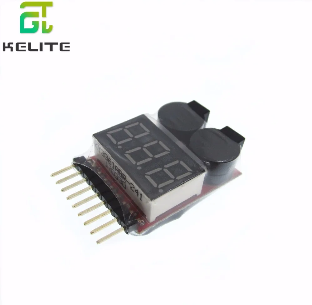 

wholesale 1-8S Battery Voltage Tester Low Voltage Buzzer Alarm 1PCS