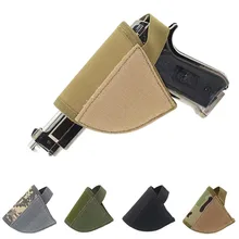 Right Hand Hook Loop Gun Holster Adjustable Tactical Velcro Hook Pistol HolsterFree shipping