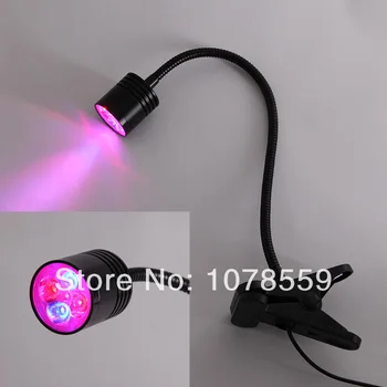 

01 Newest Sign 15W 5x3w 5Red & 2Blue Flexible LED Grow Clip Light Bulb Flower Hydroponics Lamp For Flowering Plant 85-265v