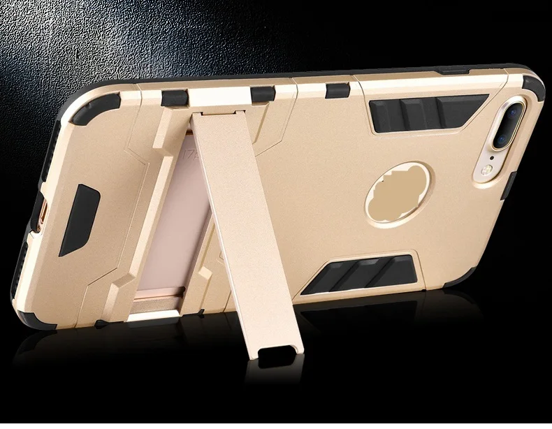 Чехол для Apple iPhone 5/5s 5SE 6/6s 7 plus ударопрочный чехол 2 в 1 бронированный телефона с