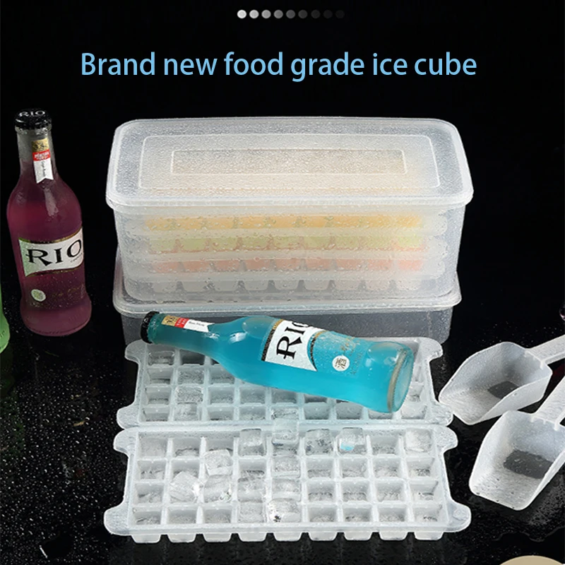 

Kitchen Leak-proof Ice Cubes Mould Multi-function Popsicle Molds Yogurt Ice Box Fridge For DIY Ice Cream Tools