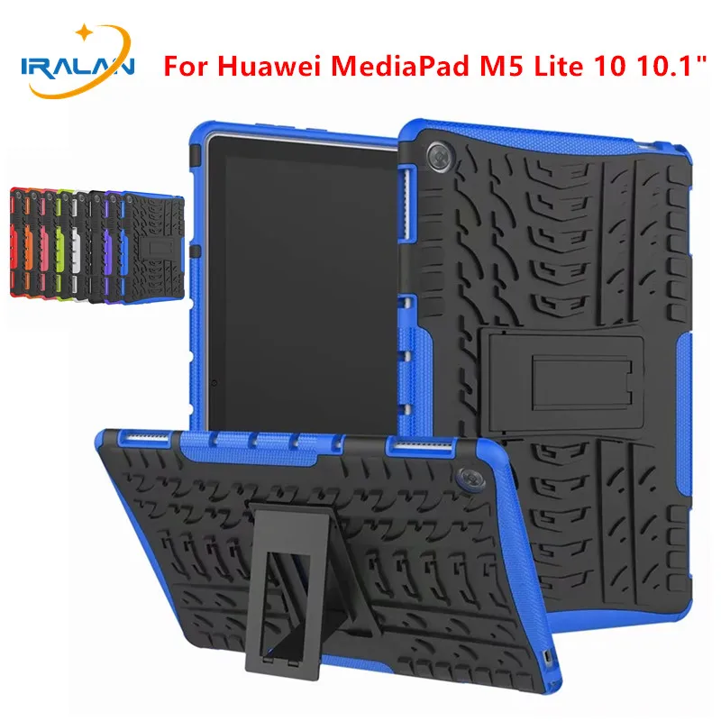 

Heavy Duty 2 in 1 Hybrid Durable Case For Huawei MediaPad M5 Lite 10 BAH2-W19 BAH2-L09 BAH2-W09 10.1" TPU+Hard PC Cover+Flim+Pen