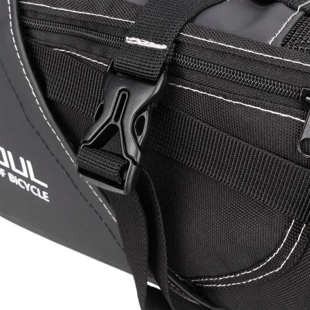 Best B-SOUL 10L Bike Bag Bike Rear Seat Bag Bicycle Tool Storage Pouch Cycling Saddle Tail Packs Bike Storage Bag for casco ci 7