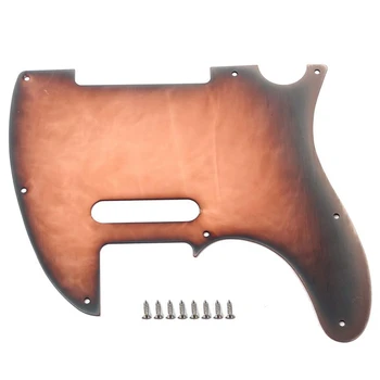 

SEWS-Acoustic Guitar Pickguard, Tl Style Guitar Pick Guard Scratch Cover Plate For Electric Guitar Accessories(Red Copper)