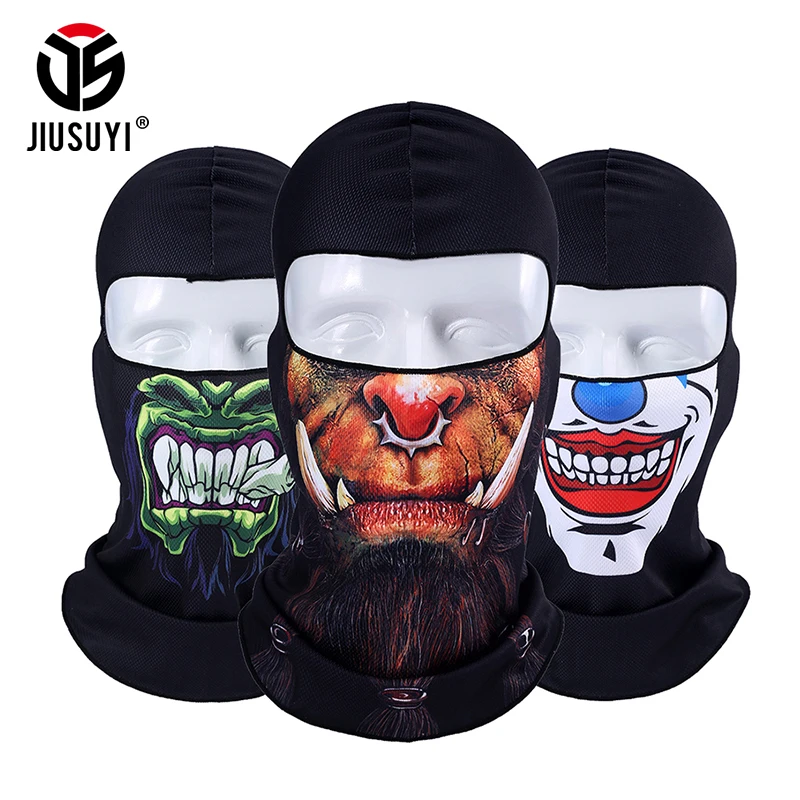 

New Orc Clown Jocker Balaclava Snowboard Tactical Military Bicycle Airsoft Winter Warmer Halloween Helmet Hats Full Face Mask