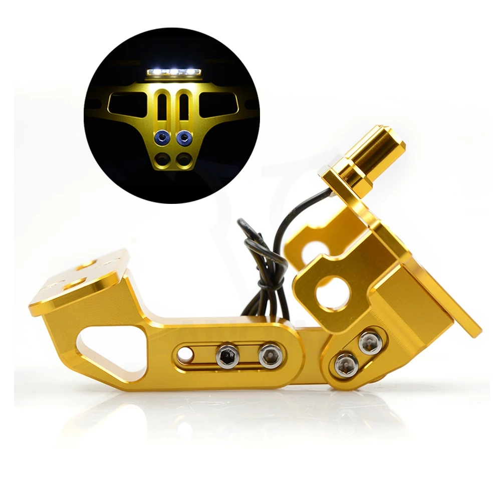 motorcycle accessories Universal Fender Eliminator License Plate Bracket Ho Tidy Tail For yamaha ybr 125 r3 mt07 r6 cnc z800 mt
