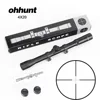 Прицел для охотничьего ружья ohhunt 4X20, тактический оптический прицел с тонкими дуплексными кольцами из ласточкиного хвоста для Airsoft Airgun ► Фото 1/6