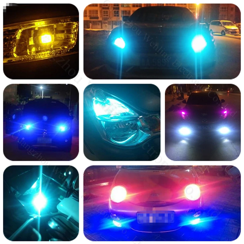WLJH 2x Error Free Car LED Light W5W T10 SMD Len Lamp Bulb Side for FIAT 500 Punto Stilo Palio Bravo Ducato Canbus|car light|fiat stilo lightfiat