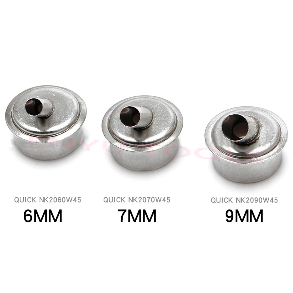 QUICK 861DW/1300A /856AX Oblique Nozzle Curved Hot Air Gun Nozzle Mouth Mobile Phone Repair Air Pressure Gun Wind Mouth