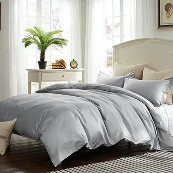 

satin-like cotton fabric Pure cotton four piece set European high-grade bedding