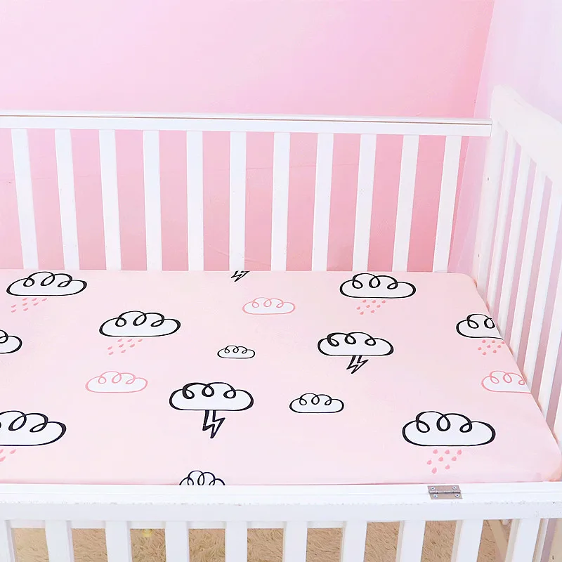Хлопок, Детские простыни, простыни для маленьких девочек, простыни, детские постельные принадлежности, одеяло розового цвета для украшения комнаты принцессы - Цвет: A7
