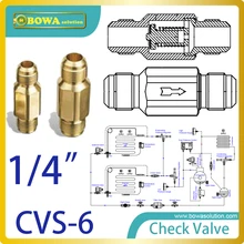 1/" резьбовой Соединительный обратный клапан или все обычно используемые хладагенты и холодильные приложения заменить danfoss NRV клапаны