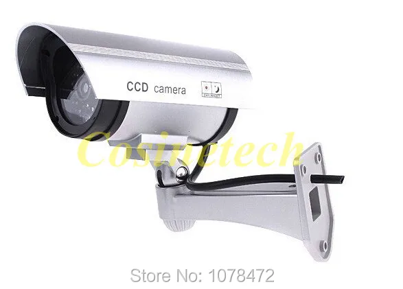 

Realistic looking Dummy camera,surveillance IR fake camera,Wonderful Outdoor Indoor Fake security Camera withNight CAM LED Lig