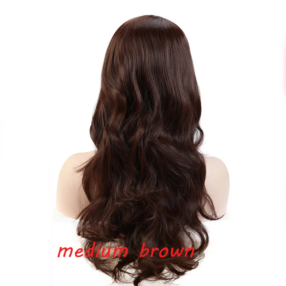 S-noilite 56 см свободные волны синтетические парики для черных женщин парик для косплея синий красный розовый серый фиолетовый волосы - Цвет: 061