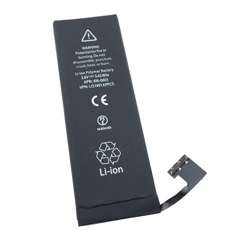 

New For iPhone 5 Replacement Battery APN 616-0613 1440mAh+ Free Tools