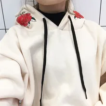 Mr.nt students fashion new rose hooded printing high-end Korean version of the wild college hoodie Mr.nt students fashion new rose hooded printing high-end Korean version of the wild college hoodie