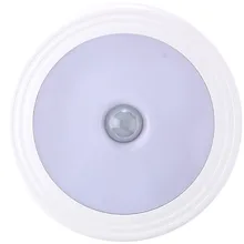 Светодиодный светильник для шкафа, беспроводной детектор, кухонный гардероб, спальня, лампа для шкафа, датчик движения, ночник с батарейками