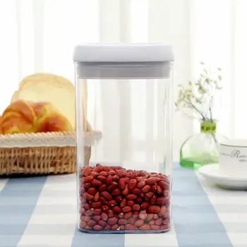 

Vacuum Snacks Preservation Sealed Cans Storage Tank Grains Canister M (1.8L)