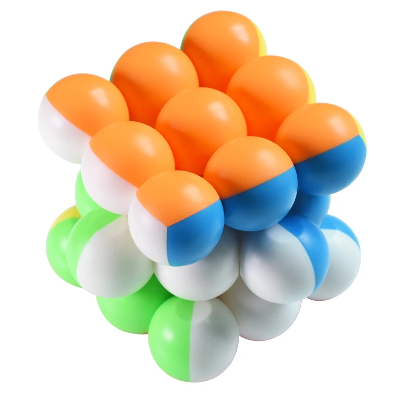 

cube 3x3x3 round bead cube professional competition cube round puzzle fun children toy Rubik cube novelty decompression toy gxwj