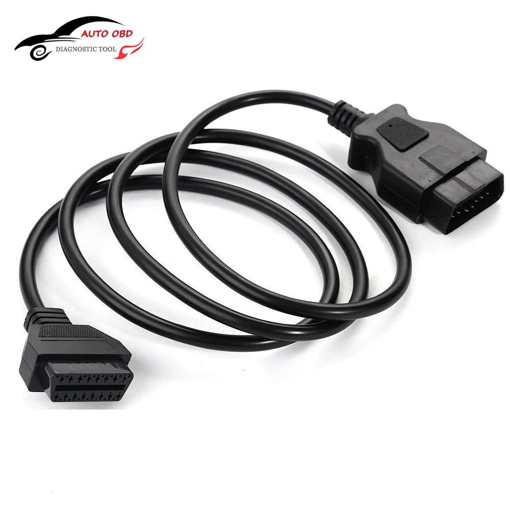 1,5 м 16 контактный кабель OBD2 кабель-удлинитель для мужского и женского пола диагностический 5ft elm327 Bluetooth OBDII Obd 2 16Pin Диагностика расширения кабель