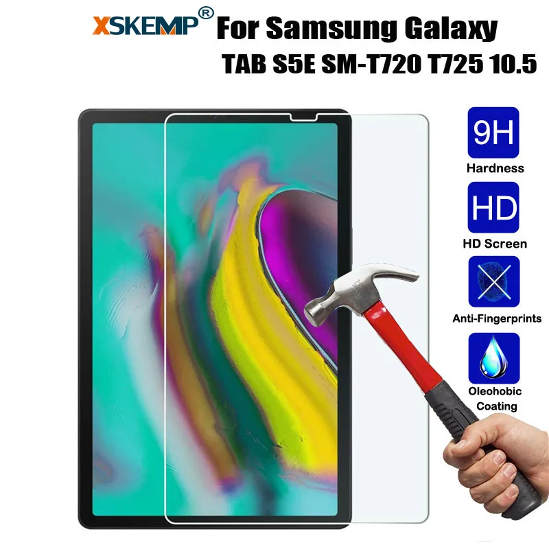 XSKEMP Tablet Tempered Glass Protective For Samsung Galaxy TAB S5E SM-T720 T725 / Tab Advanced 2 T583 Screen Protector Film Skin |