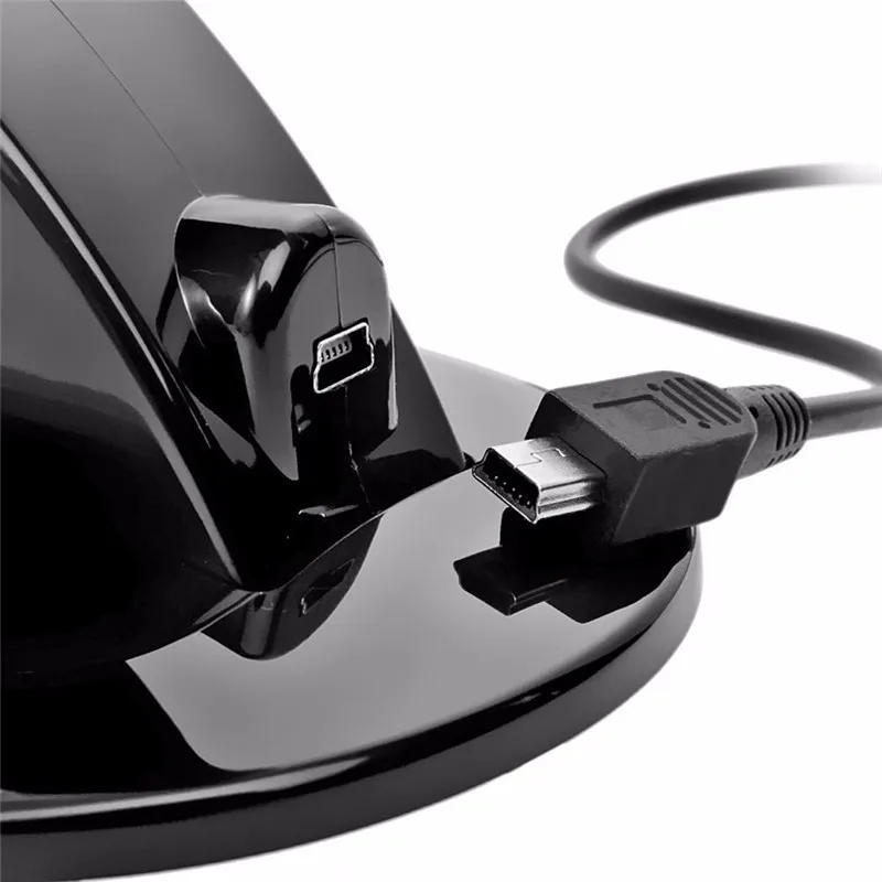 Зарядная станция с двумя USB для playstation 4 PS4 Pro Slim контроллер ручка Колыбель двойное зарядное устройство со светодиодным светильник для PS4 Геймпад