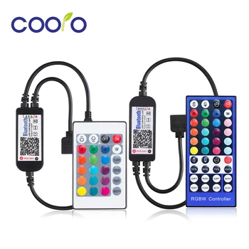 

RGB RGBW Bluetooth Controller DC 5V 12V 24V APP Bluetooth 40Key IR Controller Light Strip Controller For RGB RGBW LED Strip