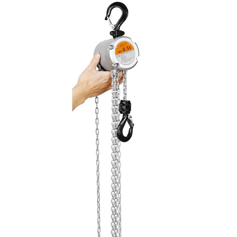KACC Мини Ручной крюк цепной тали крепление 0,25/0,5 тонн Емкость 3 м лифт сертификат CE портативный ручной рычаг блок подъема