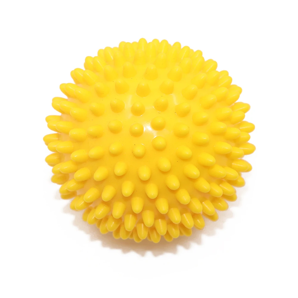 Массажный мяч колючий гимнастический мяч для йоги триггер точечный снятие стресса 7,5 см 9 см портативный расслабляющий мышцы тазовые упражнения Спорт фитнес