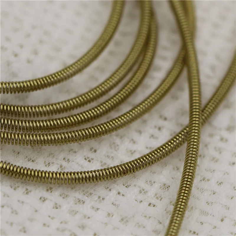 2,2 мм круглый пружинная цепь латунь металл звеньевые цепи, приклад DIY для изготовления украшений ожерелья цепи аксессуары