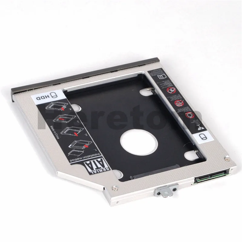 Heretom ноутбук ODD DVD/CD-ROM Optibay 9,5 мм SATA второй жесткий диск HDD SSD лоток Caddy для IBM Thinkpad T440p T540p W540