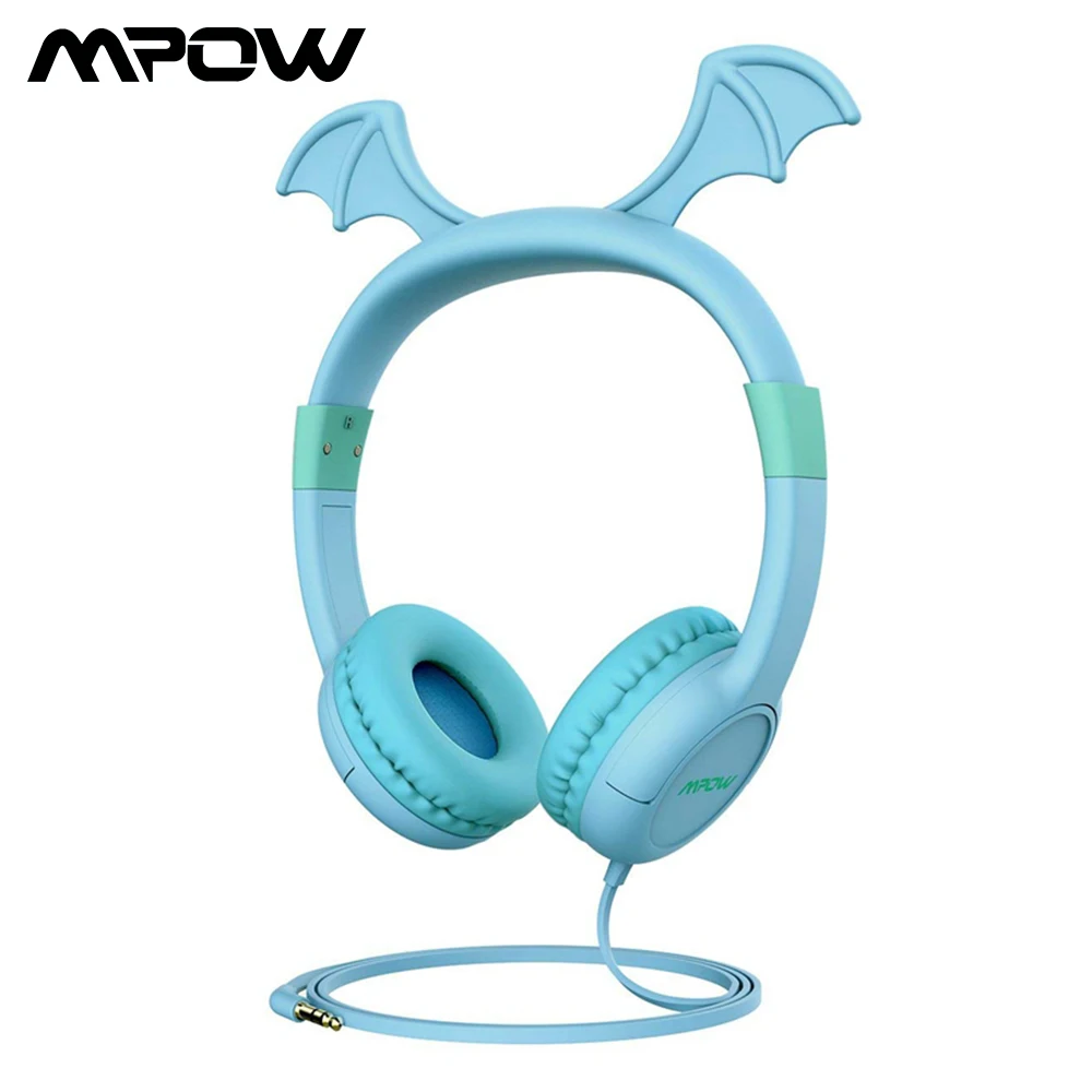 Mpow CH5 3 5 мм Проводные детские наушники 85 дБ объем ограничен для детей силиконовые iPad смартфонов