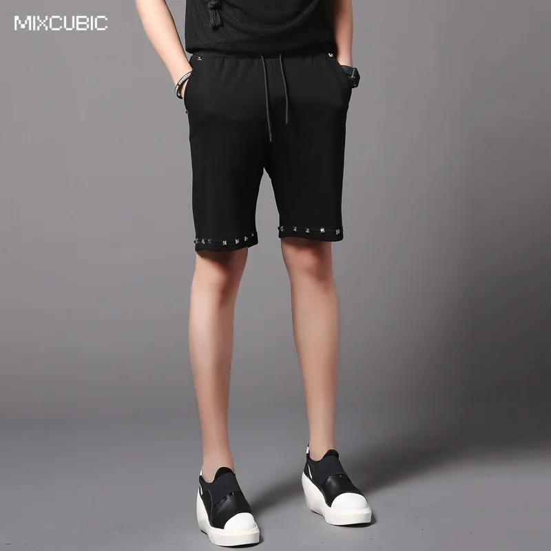 MIXCUBIC 2017 Korean style summer cool Retro punk unique rivets design