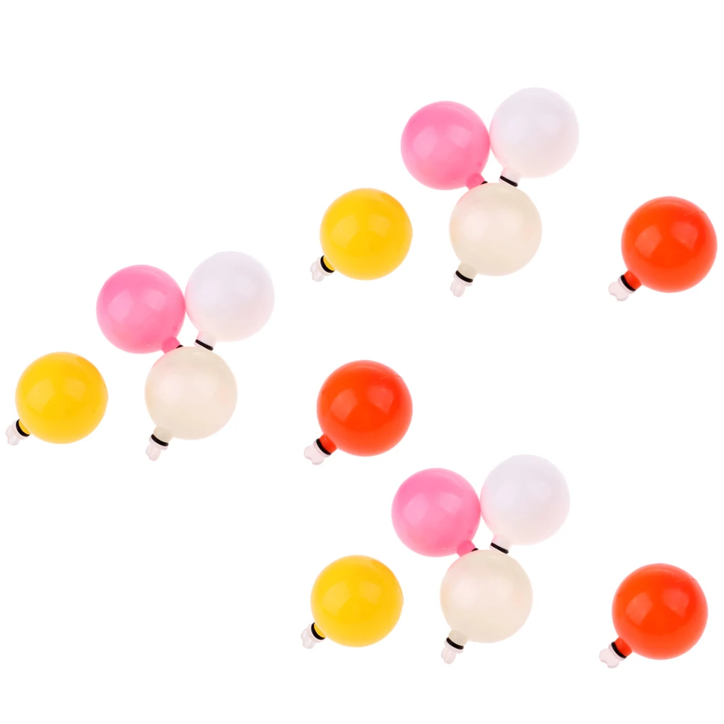 15pcs Strike Indicator Fly Fishing Bobbers Sea Fishing Floats Multicolor Air Lock Strike Indicator Fly Fishing Bobbers