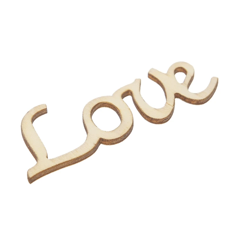 

Love Letter Word Wooden Hanging Sign Wall Decal Sticker Room Home Decor Ornament