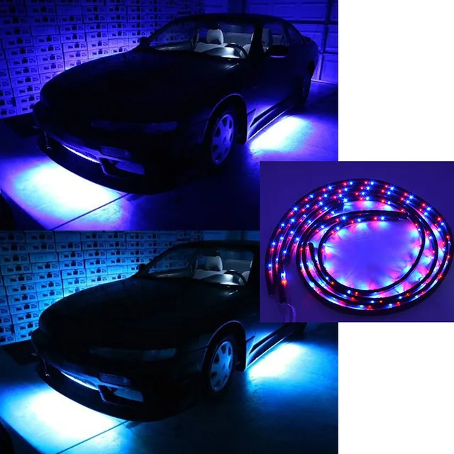 DC12V RGB Automobile Chassis Neon Kits Remote Under Car Decorative LED