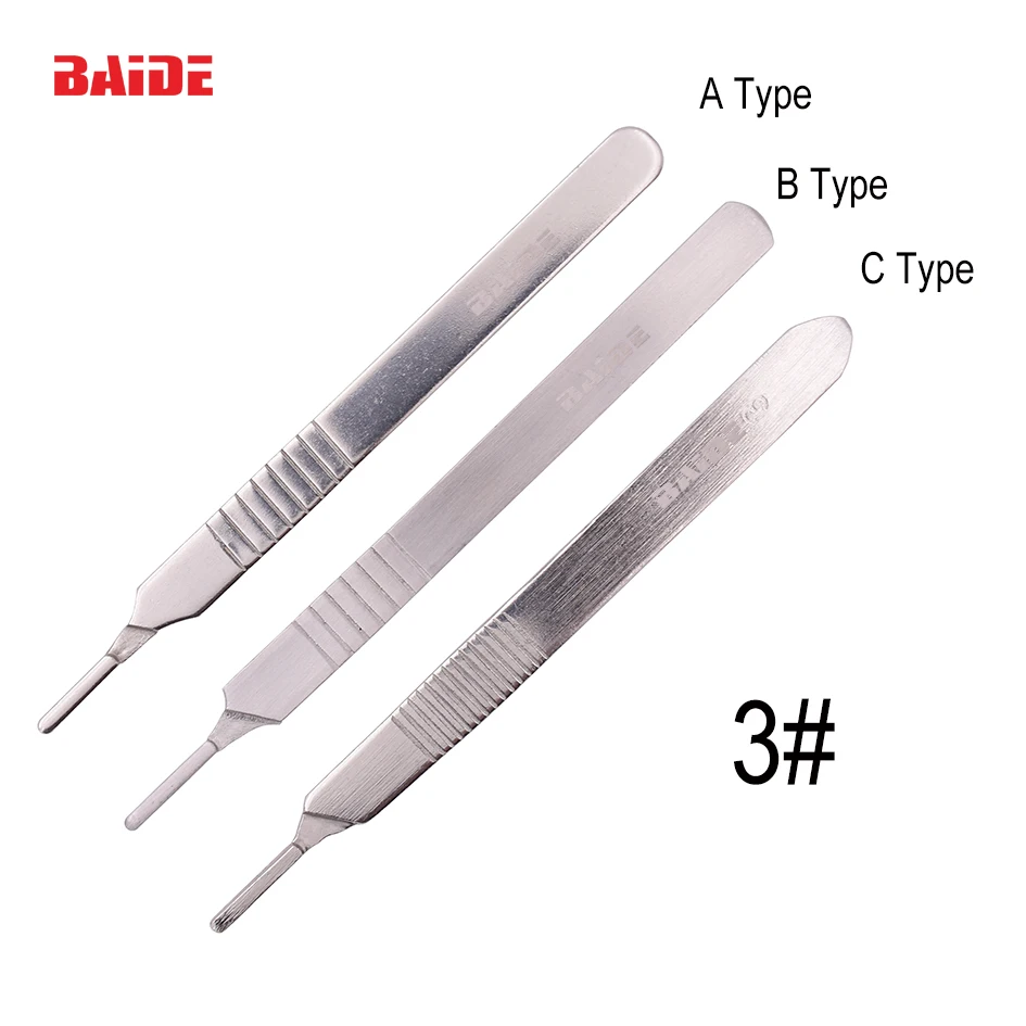 

3# Metal Handle Scalpel, Blade Knife Wood Paper Cutter Craft Pen Knives,Engraving DIY Hand Tools 100pcs/lot