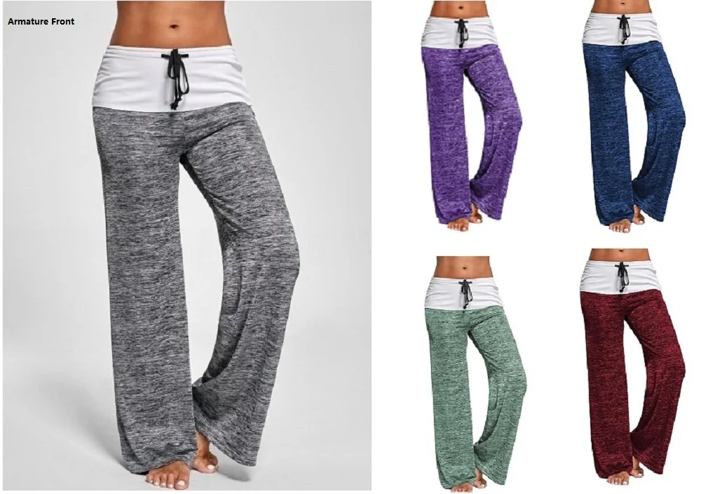 

2018 befree pants women streetwear Leisure fashion motion casual polyester cotton Comfortable drawstring clothes