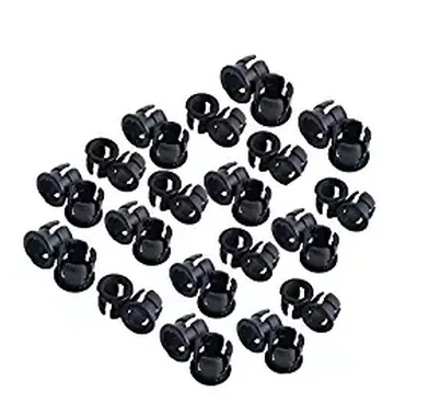 

MIX 3mm 5mm Black Plastic LED Mounting Clip Holder Panel Display Case