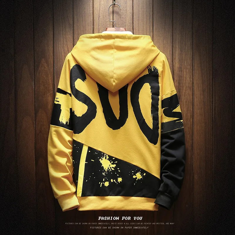  22 Style Autumn Spring 2019 Hoodie Sweatshirt Mens Hip Hop Punk Pullover Streetwear Casual Fashion 