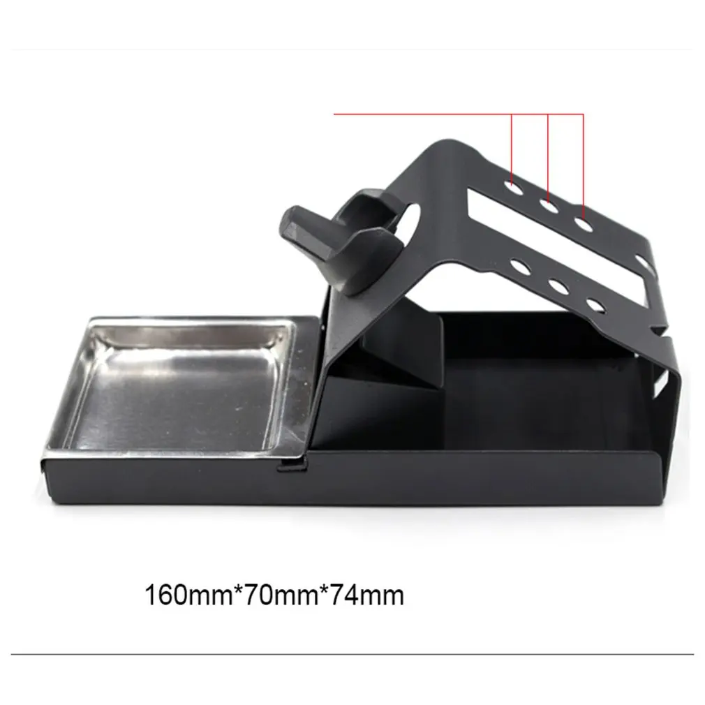 Soldering Iron Stand Holder Welding Tool Handle Metal Support Station Frame Bracket Base With Solder Sponge High Temperature